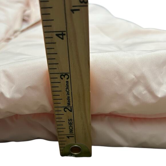 NWT Gianni Bini GB Girls Sz Xl Light Pink Quilted Puffer Vest Sleeveless Jacket - Picture 6 of 9